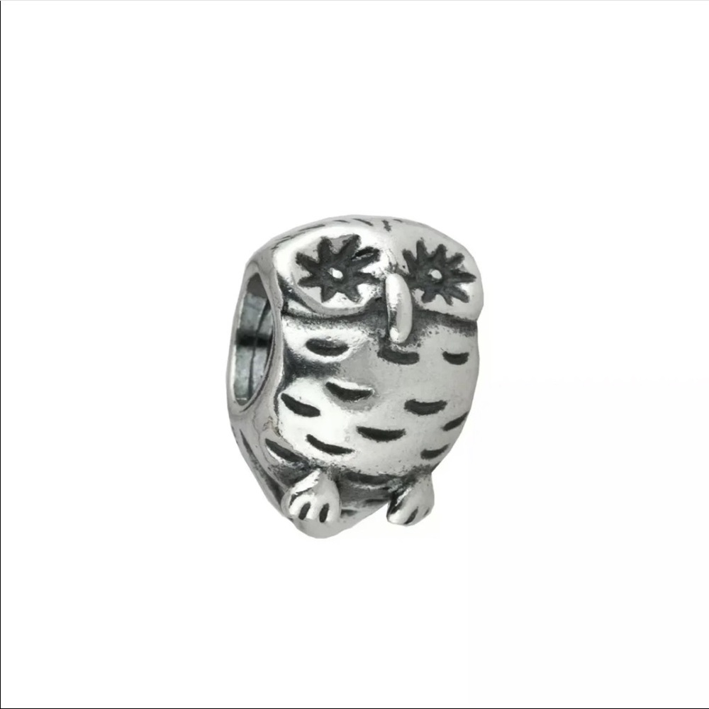 Authentic Pandora 925 Sterling Silver Owl Bead Charm